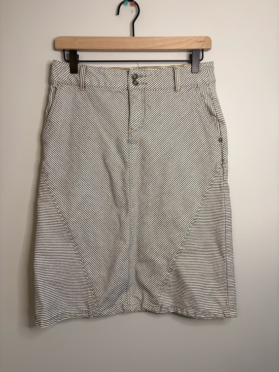Pilcro and the Letterpress Dresses & Skirts - Women’s Anthropologie Pilcro & Letterpress Railroad Denim Striped Skirt size 25